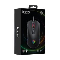 INCA Gaming Maus IMG-GT14 3600 DPI. RGB. 7 Tasten. USB. SW retail