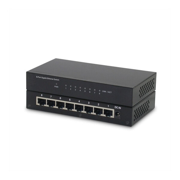 ROLINE Gigabit Ethernet Switch, 8 Ports