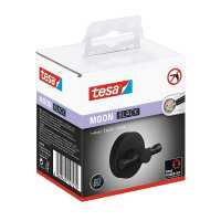 tesa Handtuchhaken MOON schwarz