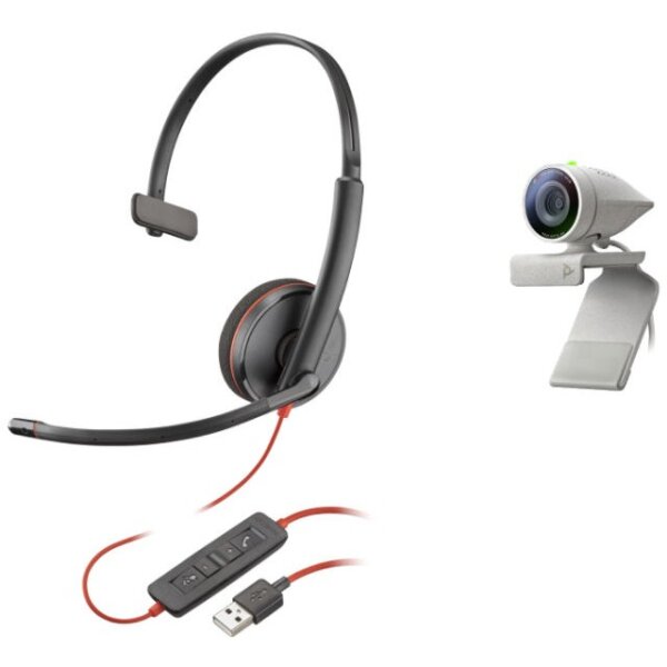 HP Poly Studio P5 USB HD Bundle mit Blackwire C3210