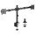 Equip Tischhalterung 17"-35"/2TFT 360° H.Leist. 20Kg schwarz