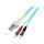 EFB Duplex Patchkabel LC-ST OM3 30m LSZH 2mm aqua