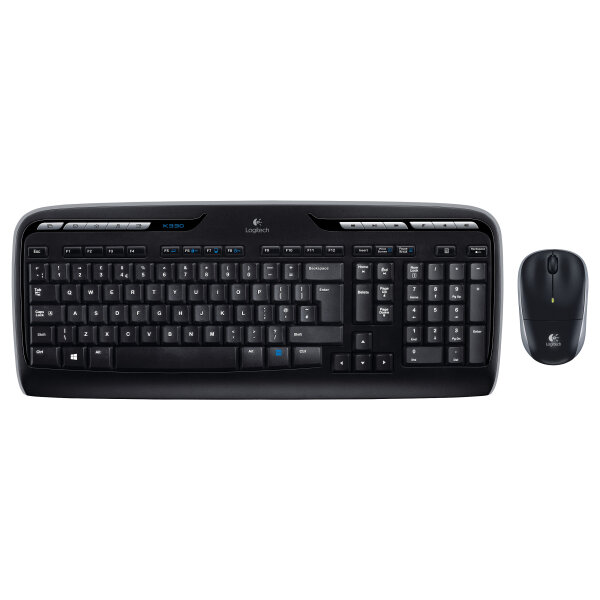 Logitech Desktop MK330 Wireless Black - US Layout