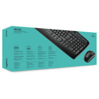 Logitech Desktop MK330 Wireless Black - US Layout
