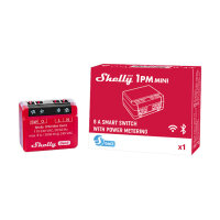 Shelly Relais "1PM Mini Gen. 3" WLAN BT Messfunktion max 8A 1 Kanal Unterputz