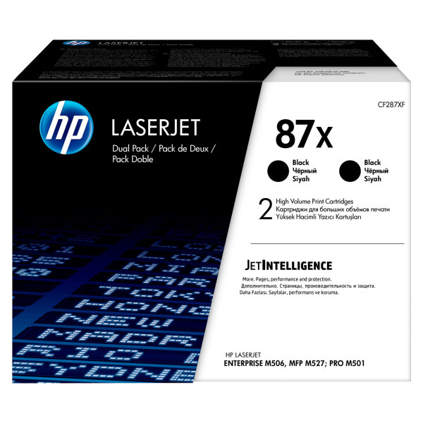 HP Toner 87X CF287XD Schwarz 2er Pack