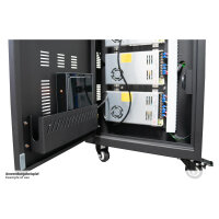GoodConnections ANTARES PRO T30C Tablet-Ladewagen bis 11" USB-C 30W Port PD3.0 UVC-Desinfektion Grau