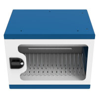 GoodConnections GEMMA N16 Notebook-Ladeschrank Weiß/Blau