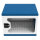 GoodConnections GEMMA N16 Notebook-Ladeschrank Weiß/Blau