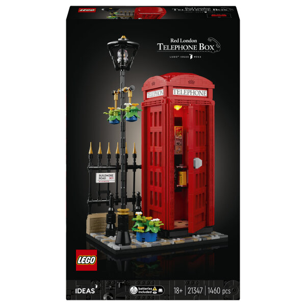 LEGO Ideas Rote Londoner Telefonzelle 21347