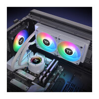 K Cooler Wasserkühlung Thermaltake TH240 V2 ARGB Sync CPU Liquid Cooler Snow Edition