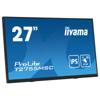 68,6cm/27" (1920x1080) iiyama ProLite T2755MSC-B1 16:9 FHD IPS Touch 5ms 60Hz HDMI DP USB Speaker Black