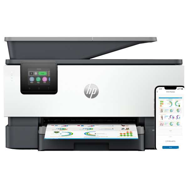 T HP OfficeJet Pro 9120e Tinte-Multifunktionsdrucker 4in1 HP+ A4 LAN WLAN ADF Duplex