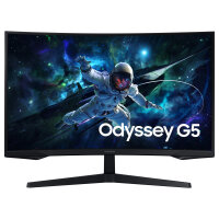 81,3cm/32" (2560x1440) Samsung Odyssey G5 S32CG552EU 16:9 QHD HDR10 Curved 1ms 165Hz HDMI DP Black