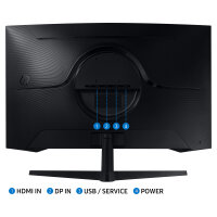 81,3cm/32" (2560x1440) Samsung Odyssey G5 S32CG552EU 16:9 QHD HDR10 Curved 1ms 165Hz HDMI DP Black