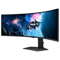 124cm/49" (5120x1440) Samsung Odyssey G9 S49CG950EU 32:9 DQHD HDR1000 Curved 1ms 240Hz HDMI DP Black