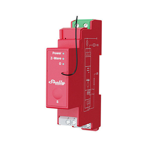 Shelly Relais "Wave Pro 1PM" max 16A Z-Wave DIN-Rail