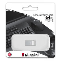 STICK 64GB USB 3.2 Kingston DataTraveler Micro Silver