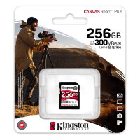 CARD 256GB Kingston Canvas React Plus XC 300MB/s