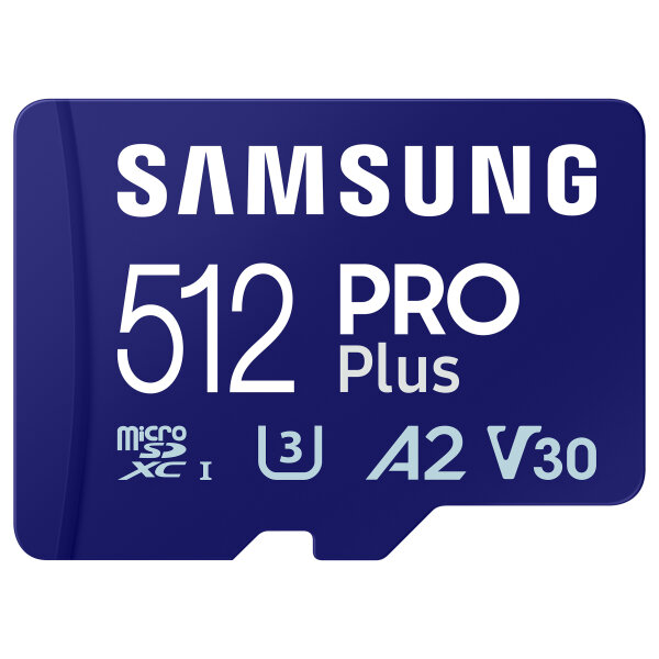 CARD 512GB Samsung PRO Plus microsdxc 180MB/s + USB-Kartenleser