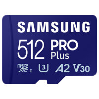 CARD 512GB Samsung PRO Plus microsdxc 180MB/s + USB-Kartenleser