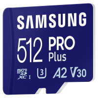 CARD 512GB Samsung PRO Plus microsdxc 180MB/s + USB-Kartenleser
