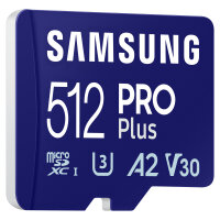 CARD 512GB Samsung PRO Plus microsdxc 180MB/s + USB-Kartenleser