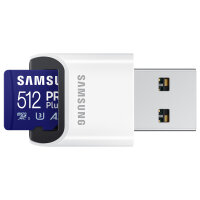 CARD 512GB Samsung PRO Plus microsdxc 180MB/s + USB-Kartenleser