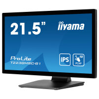 IIYAMA 54.5cm (21.5") T2238MSC-B1 16:9 M-Touch HDMI+DP+USB retail