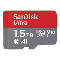 CARD 1.5TB Sandisk Ultra microsdxc 150MB/s +Adapter