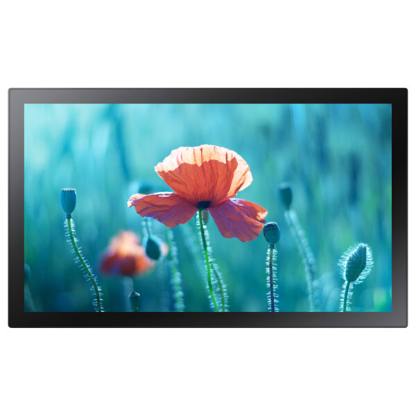 33,7cm/13,27" (1920x1080) Samsung QB13R-TM 16:9 FHD ADS Touch 16/7 30ms DigitalSignage USB HDMI Spealer WIFI Tizen Black