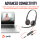 HP Poly Blackwire 3225 Stereo USB-C Headset +3.5mm Plug +USB-C/A Adapter (Bulk) (209747-201/209751-201)