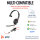 HP Poly Blackwire 5210 Monaural USB-C Headset +3.5mm Plug +USB-C/A Adapter (207577-201)