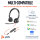 HP Poly Blackwire 3325 Stereo Microsoft Teams Certified USB-C Headset +3.5mm Plug +USB-C/A Adapter (214016-01)