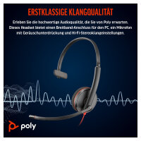 HP Poly Blackwire C3210 USB-C/ A Mono