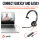 HP Poly Blackwire 3310 Monaural Microsoft Teams Certified USB-C Headset +USB-C/A Adapter (212703-01)