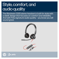 HP Poly Blackwire 3320 Stereo Microsoft Teams Certified...