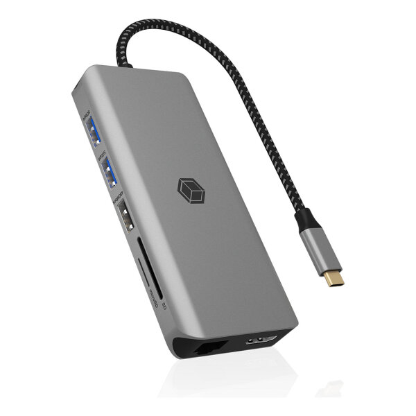 ICY BOX IB-DK4061-CPD USB-C 12-in-1 PD 100W DockingStation