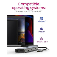 ICY BOX IB-DK4061-CPD USB-C 12-in-1 PD 100W DockingStation