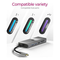 ICY BOX IB-DK4061-CPD USB-C 12-in-1 PD 100W DockingStation
