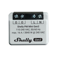 Shelly Relais "PM Mini Gen. 3" WLAN BT Unterputz