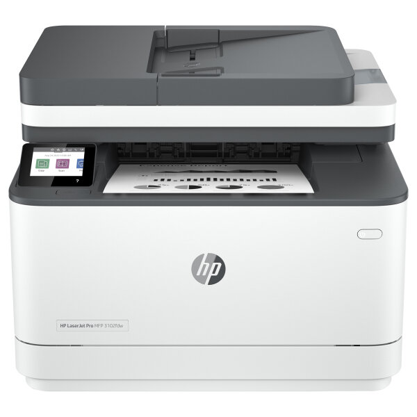 L HP LaserJet Pro 3102fdw Laser-Multifunktionsdrucker 4in1 LAN WLAN ADF Duplex