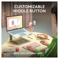 Logitech Pebble M350s Wireless Tonal White