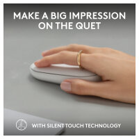 Logitech Pebble M350s Wireless Tonal White