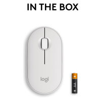 Logitech Pebble M350s Wireless Tonal White