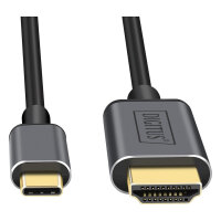 Digitus USB-C > HDMI (ST-ST) 1,8m Adapterkabel 4K UHD 30Hz Black