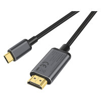 Digitus USB-C > HDMI (ST-ST) 1,8m Adapterkabel 4K UHD 30Hz Black