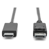 Digitus DisplayPort > HDMI (ST-ST) 2m Adapterkabel 4K 60Hz Black