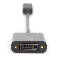 DIGITUS DisplayPort Adapter DP -> DVI 0,15m Verriegelung