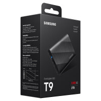 2TB Samsung Portable T9 USB 3.2 Gen2 Black retail